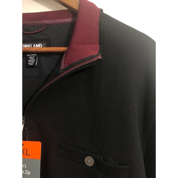 NWT Kirkland Mens Black Pullover size XXL - Picture 7 of 9